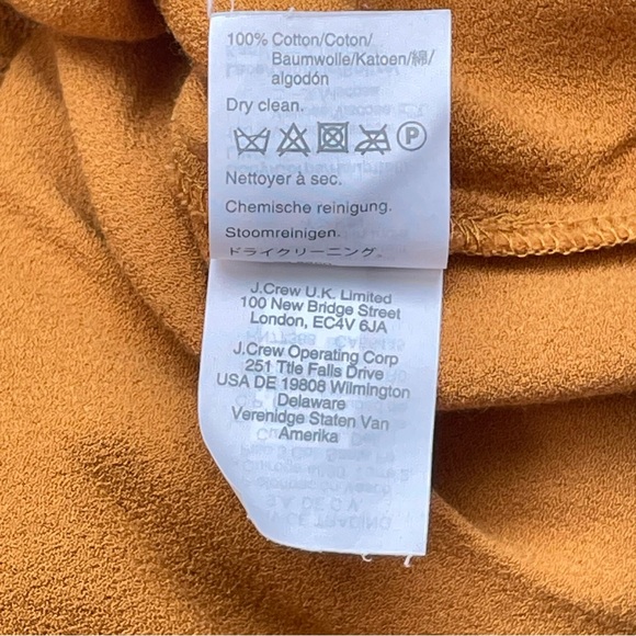 J. Crew Point Sur Lacey Top Marled Mushroom Gold Yellow 8 EUC - Picture 16 of 16